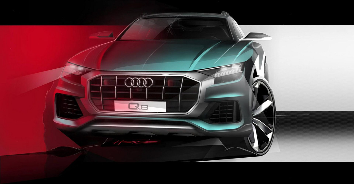 Audi nhá hàng chiếc Q8 2019 trước ngày ra mắt 1
